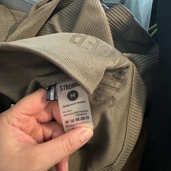 STRONGER ribbed seamless leggings NWT - Picture 8 of 12